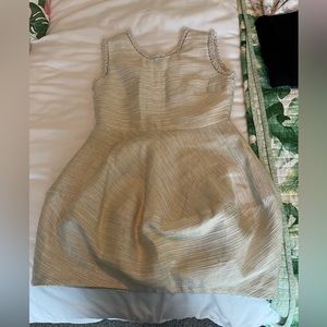 Gold and Cream Boutique dress